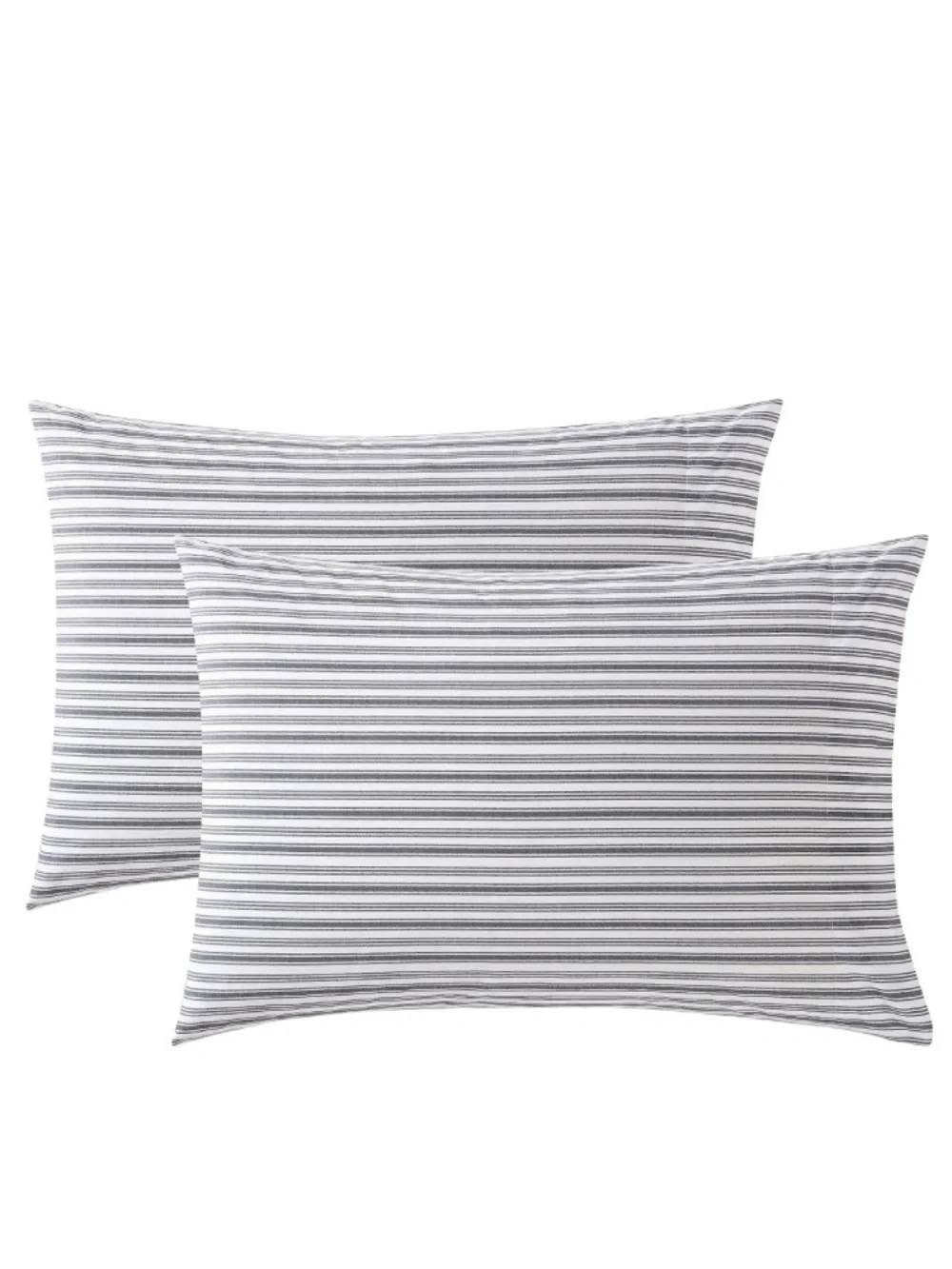 Nautica Home Standard Pillowcase Pair - BLUE STRIPE 100% Cotton